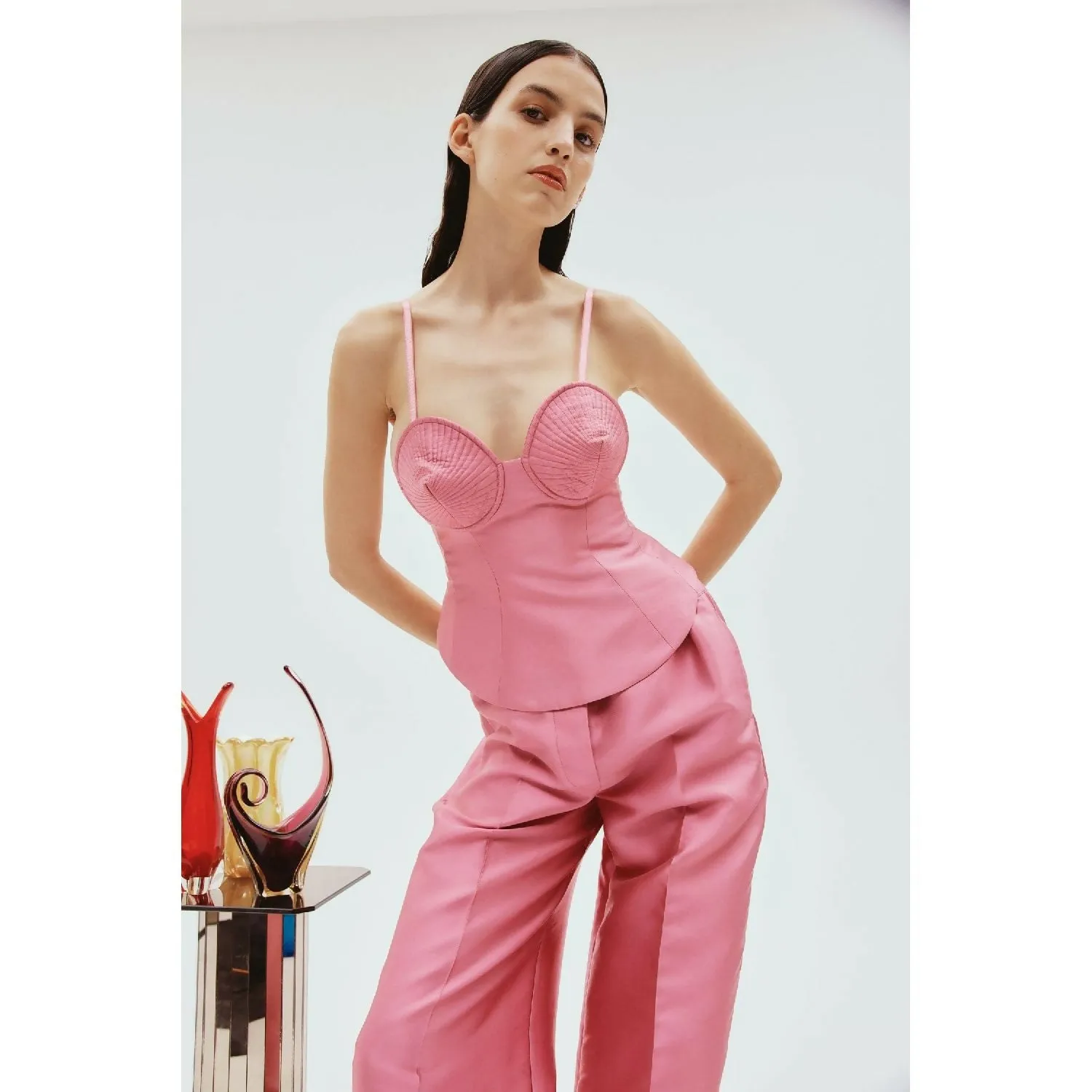 Alemais Priscilla Corset Top Pink Size 12
