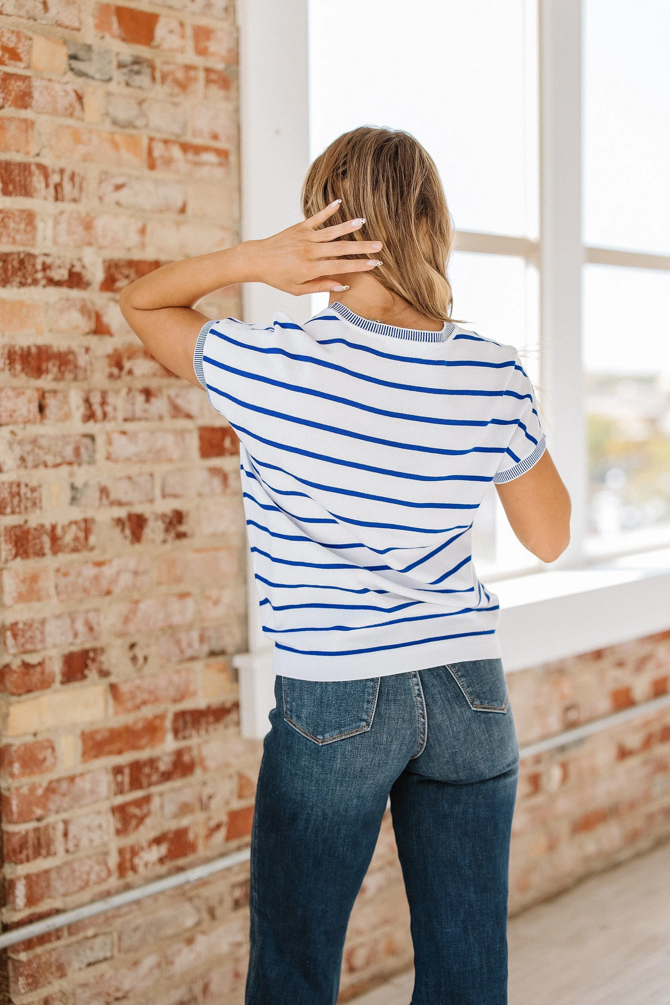 Alia Stripe Knitted Tunic | DROPSHIP