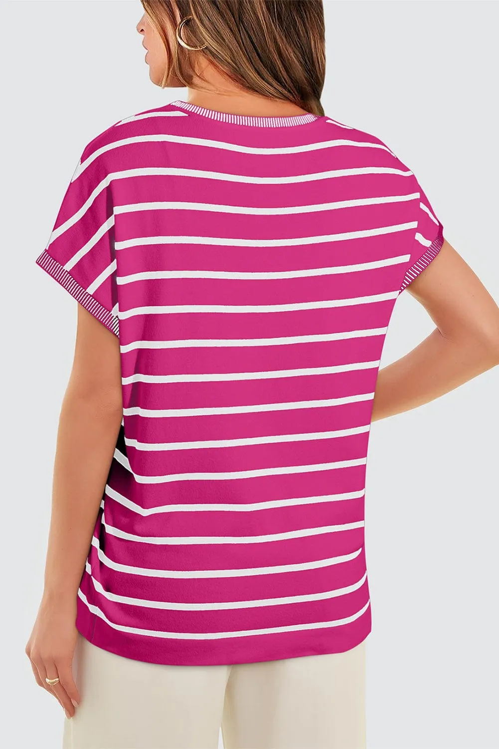 Alia Stripe Knitted Tunic | DROPSHIP