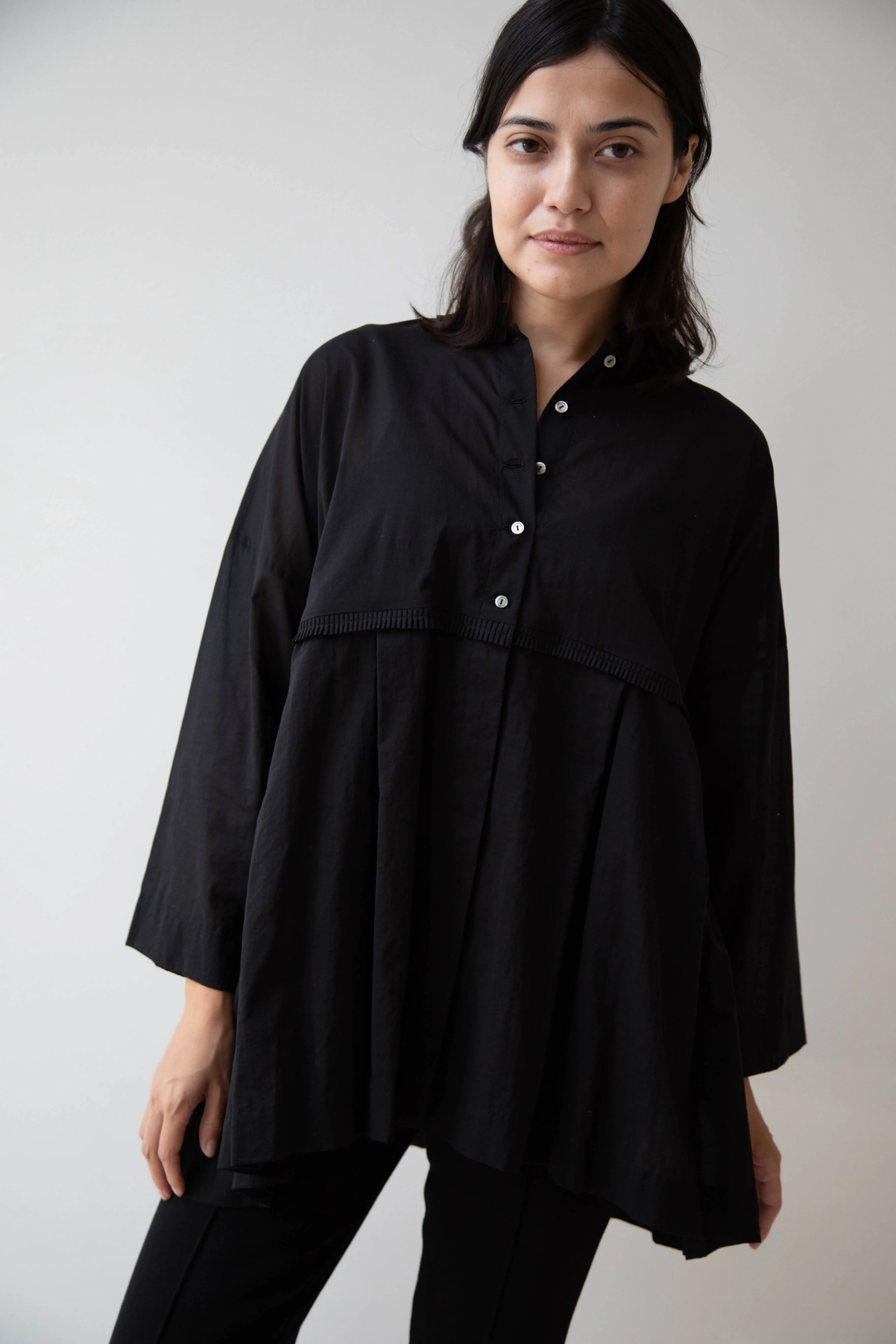 Arts & Science | Tuck Braid Blouse in Black