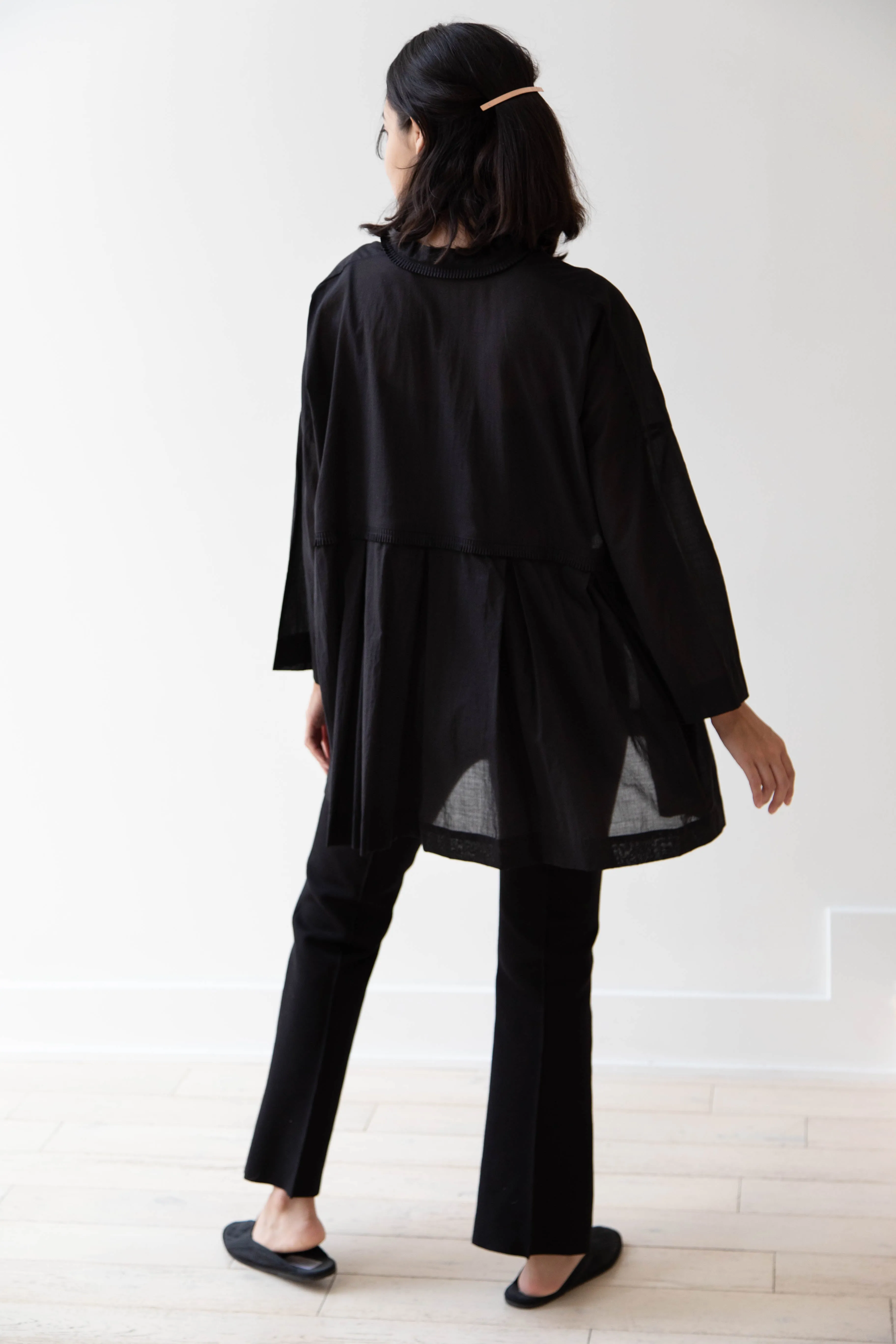 Arts & Science | Tuck Braid Blouse in Black