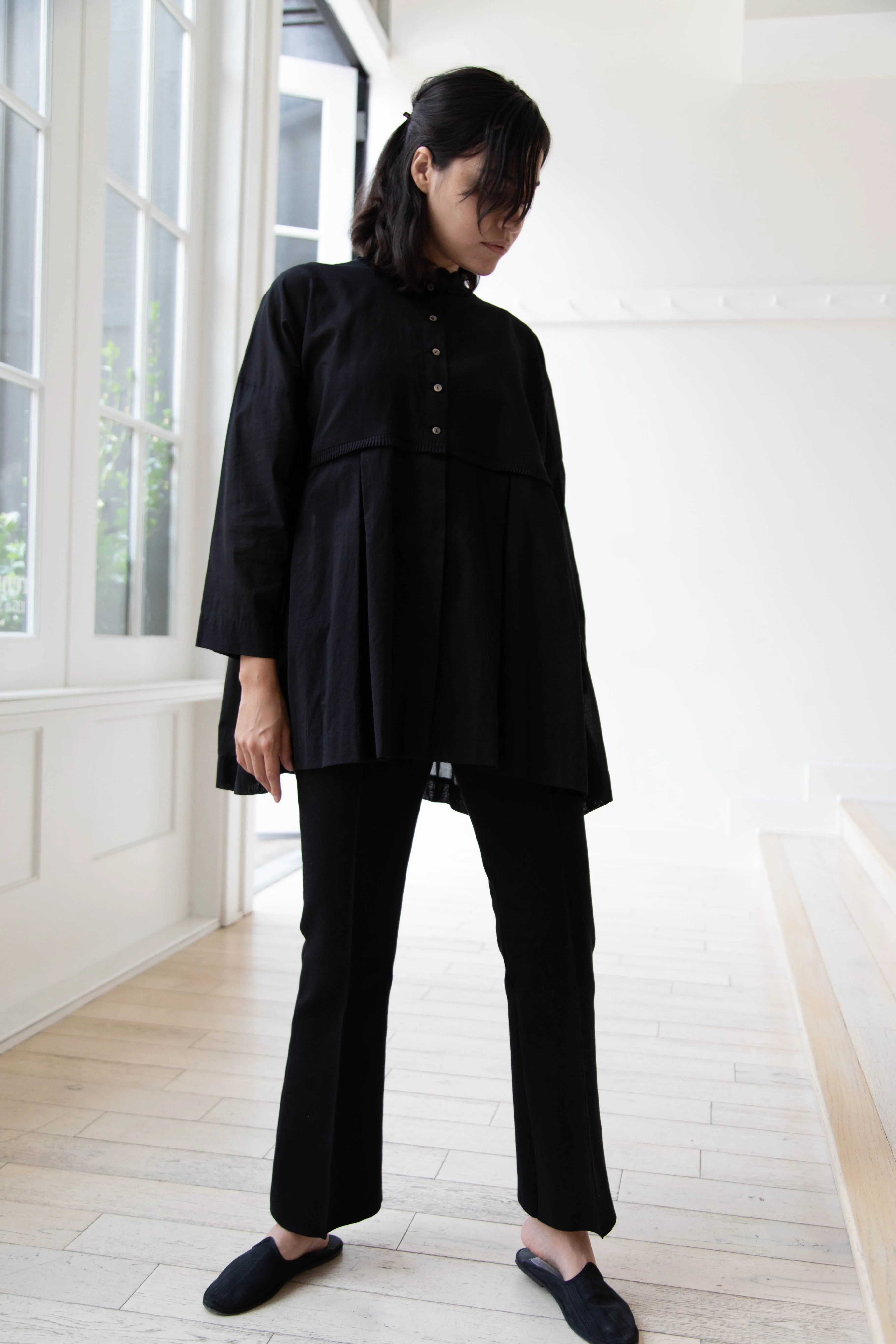 Arts & Science | Tuck Braid Blouse in Black