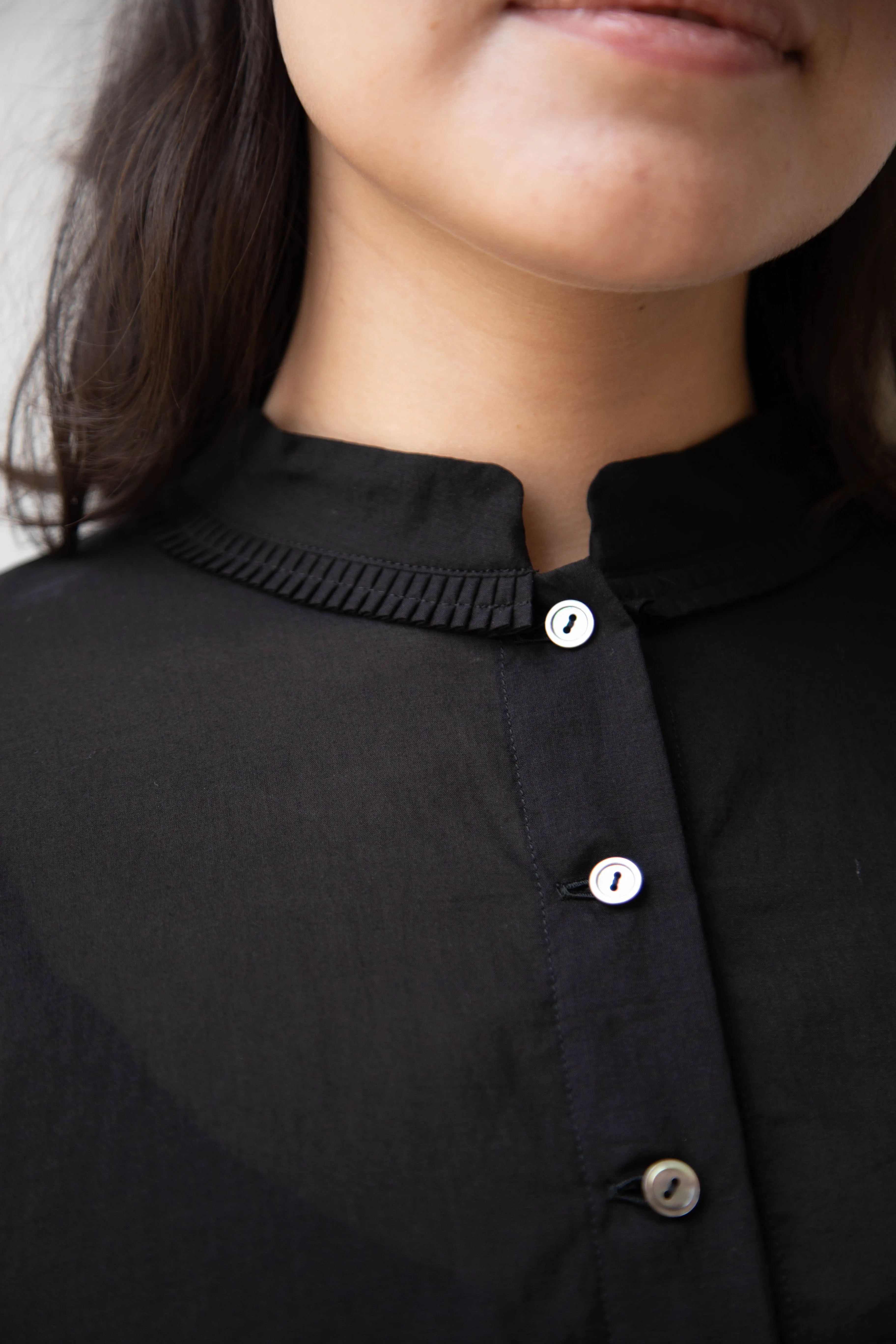 Arts & Science | Tuck Braid Blouse in Black