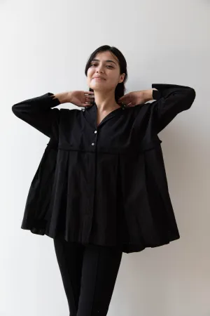 Arts & Science | Tuck Braid Blouse in Black