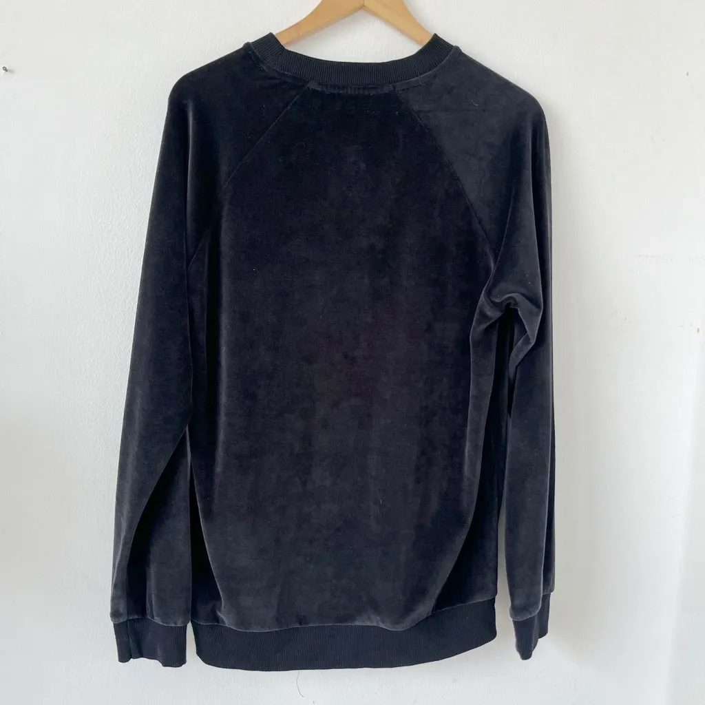 Balmain Velvet Logo Sweatshirt
