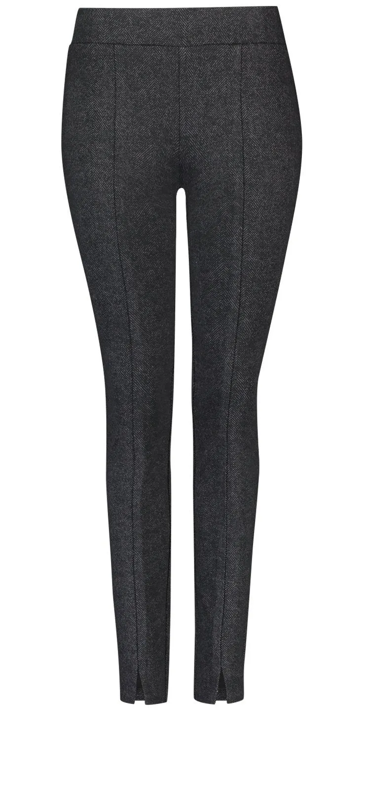 Basic Legging Jeans Black Grey Jersey | Herringbone Heights