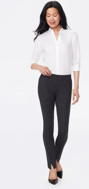 Basic Legging Jeans Black Grey Jersey | Herringbone Heights
