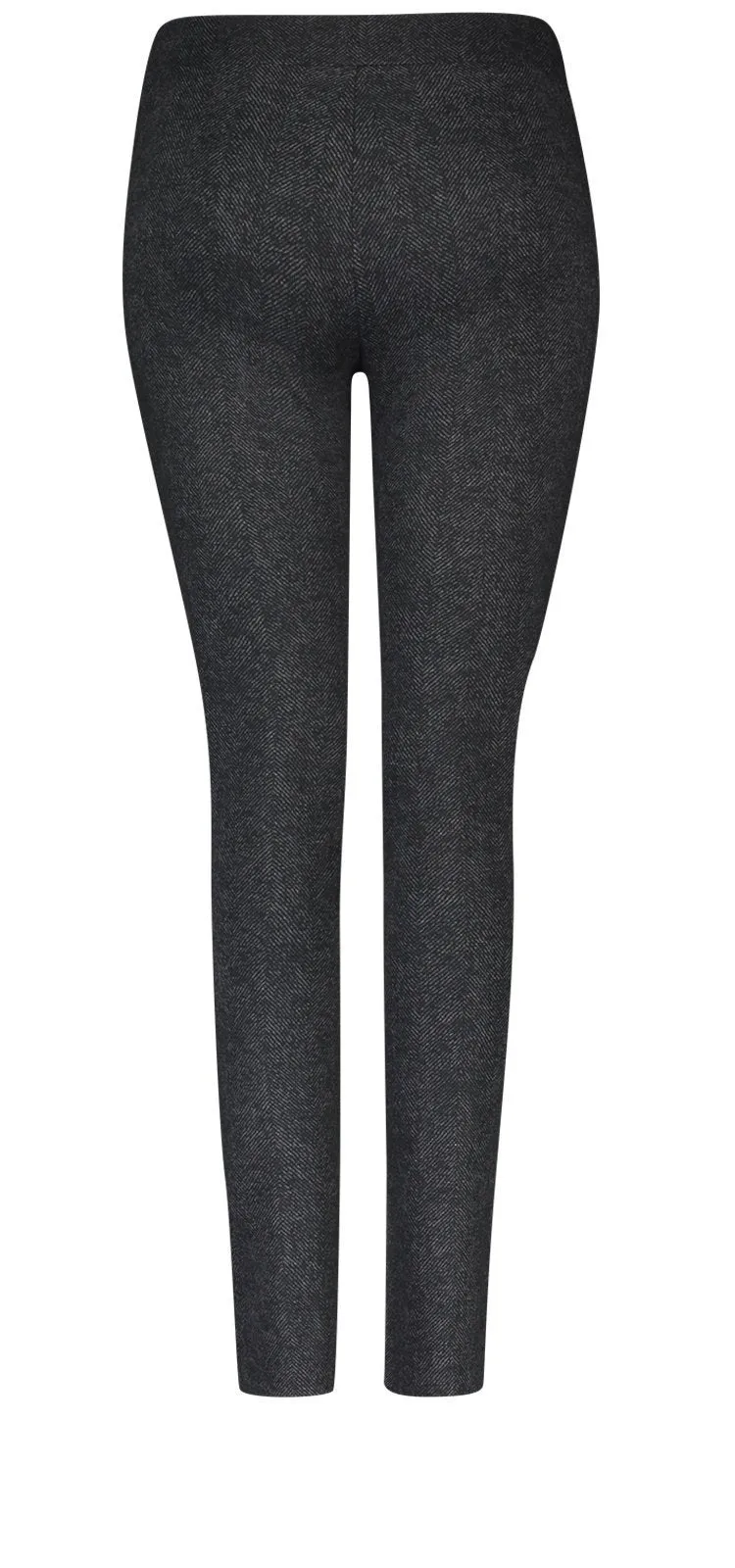 Basic Legging Jeans Black Grey Jersey | Herringbone Heights