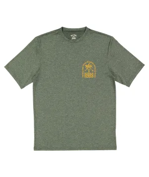 Billabong Big Wave Shazza Lf Ss Rash Vest - Military Heather