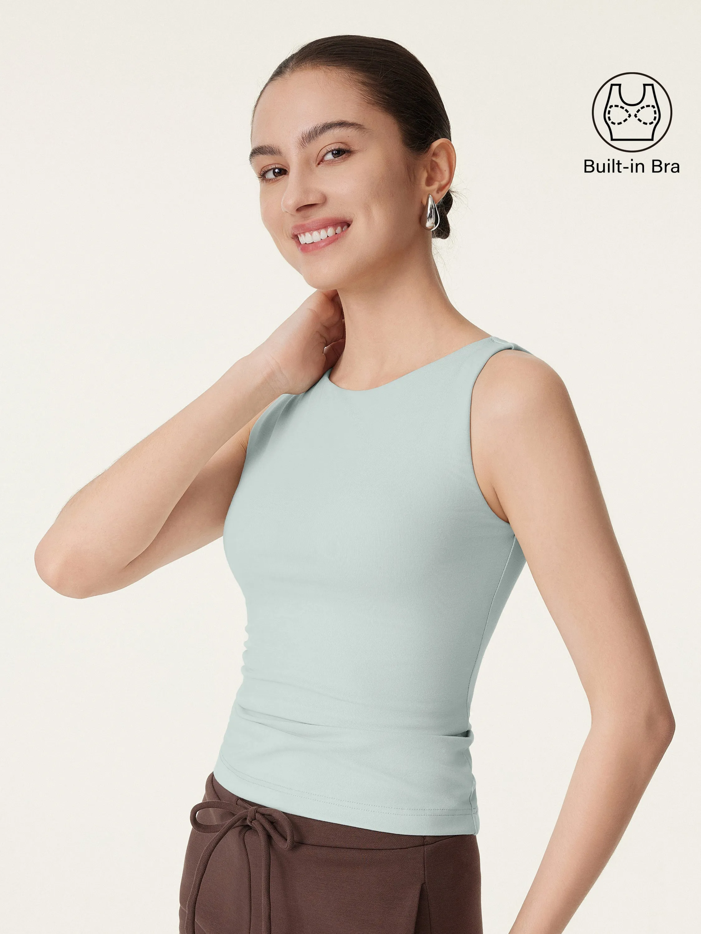 Boatneck New Airy Brami Tank