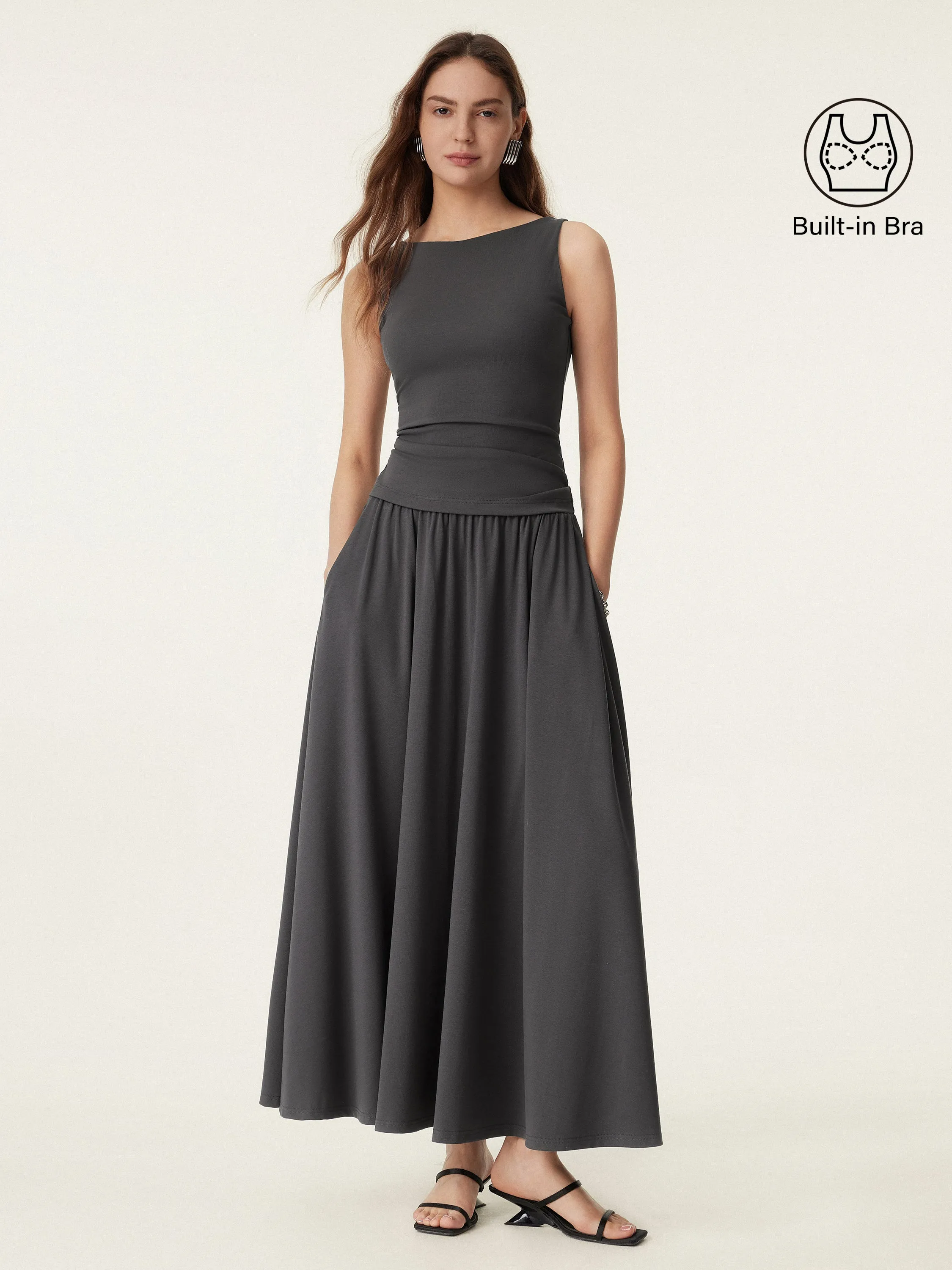 Boatneck New Airy Brami Tank