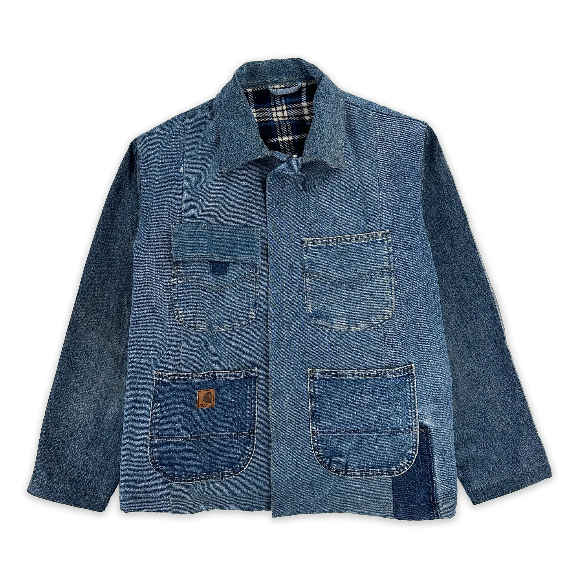 Chore Coat Made From Recycled Work Jeans - Large