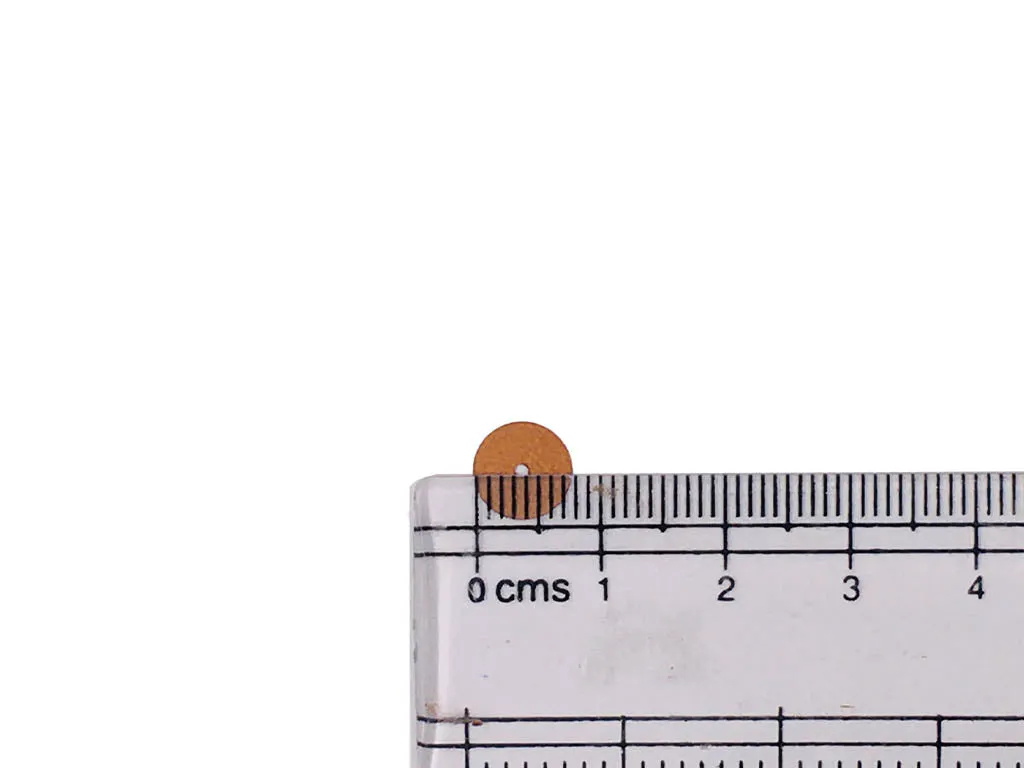 Copper Circular 1 Hole Plastic Sequins(Wholesale)