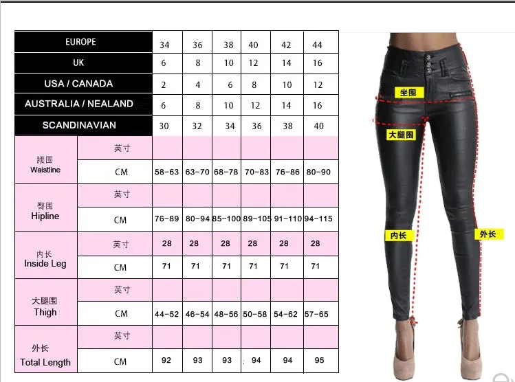 Cut Out Rough Holes High Waist Long Skinny Denim Pants