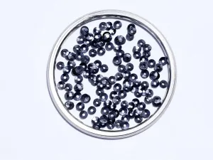 Dark Gray Center Hole Bowl Plastic Sequins(Wholesale)