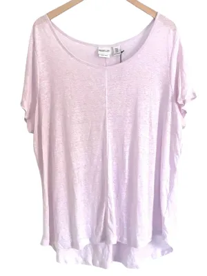 Dark Winter Pink Ice Linen Tee