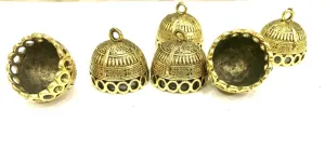 Designer Golden Royal Jhumar Caps(21*21mm)