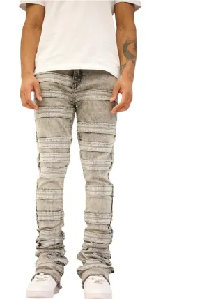 Doctrine 'Kill Joy' Super Stacked Denim (Steel Gray) DB0003-STK