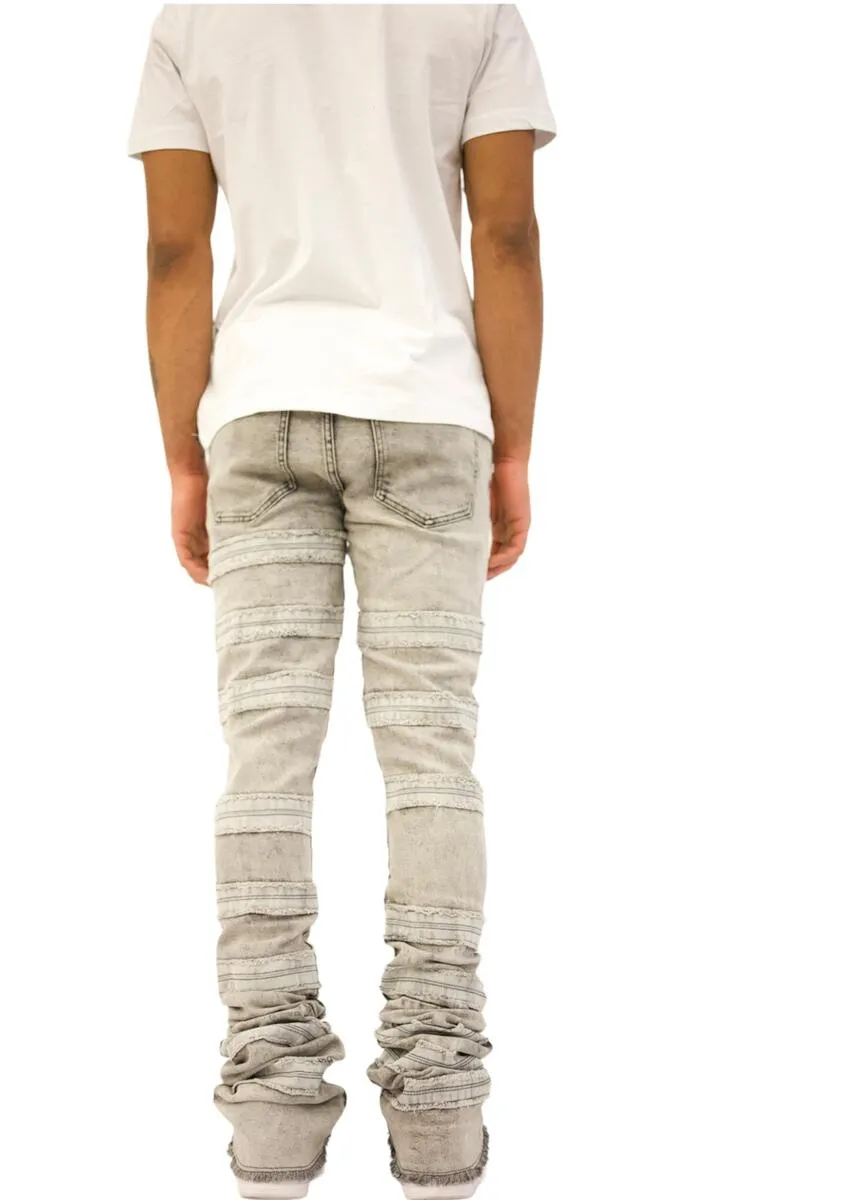 Doctrine 'Kill Joy' Super Stacked Denim (Steel Gray) DB0003-STK