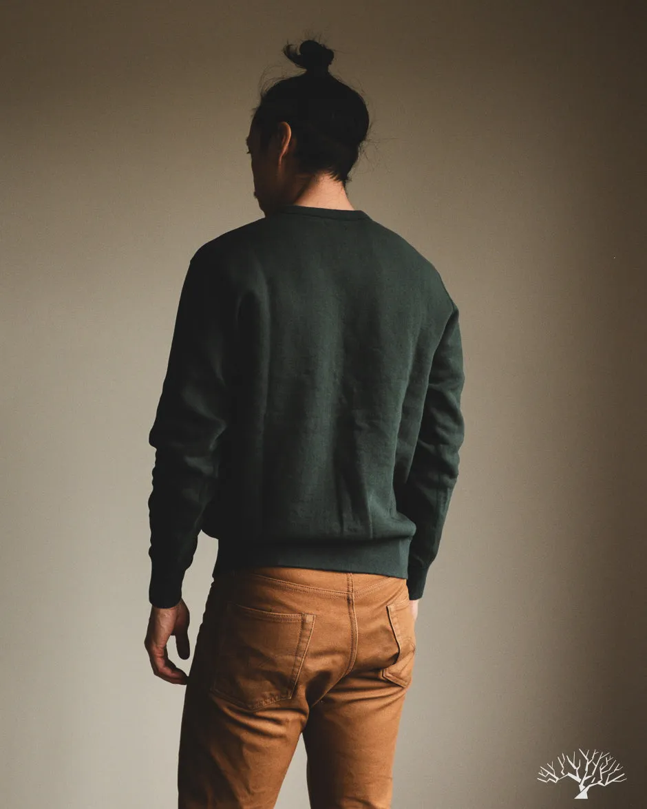 FN-SWC-301 - Loopwheel Crew Neck Sweatshirt - Green