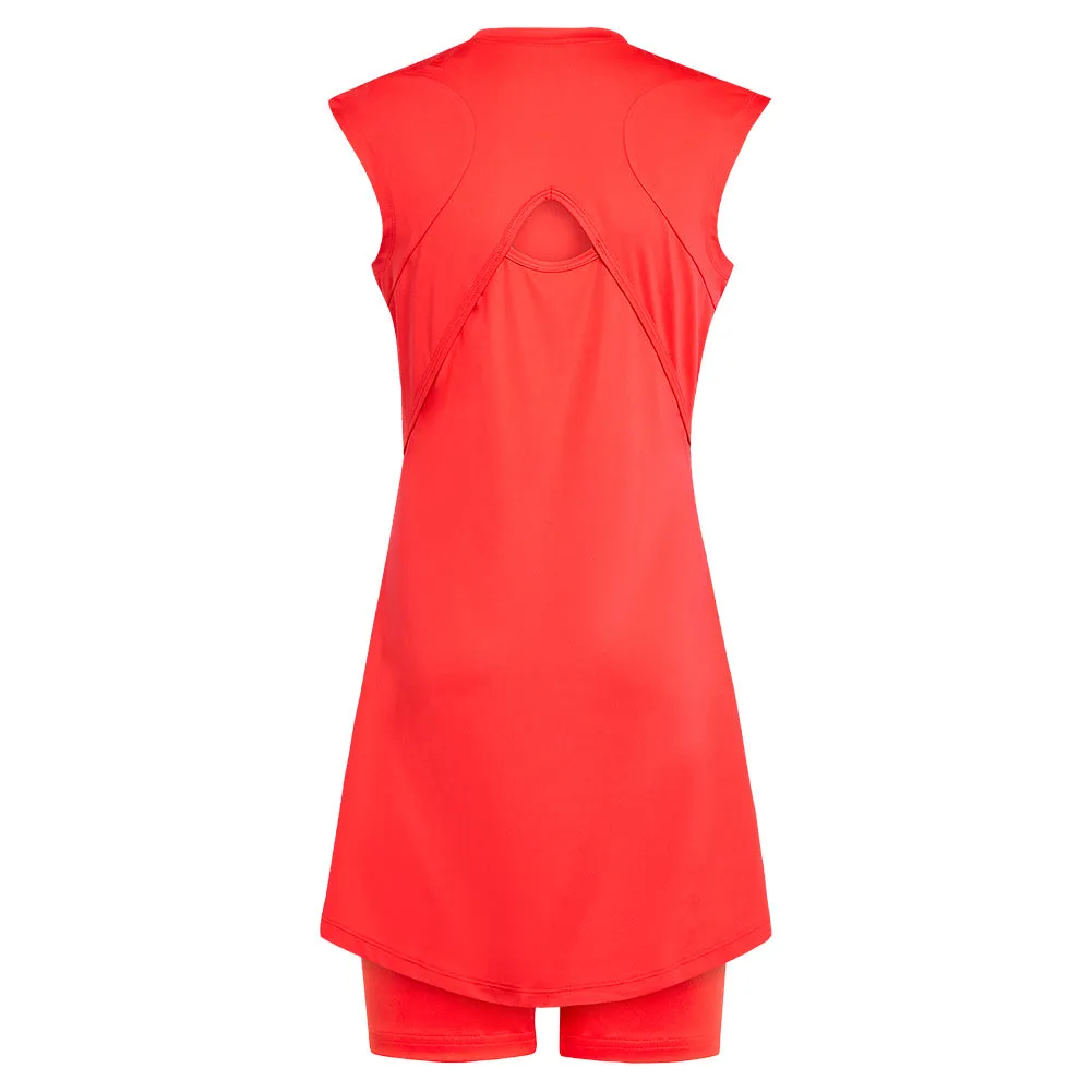 Girl`s Climacool Pro Tennis Dress Semi Lucid Red