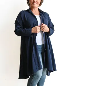 Gone Swishing Long Cotton Shirt