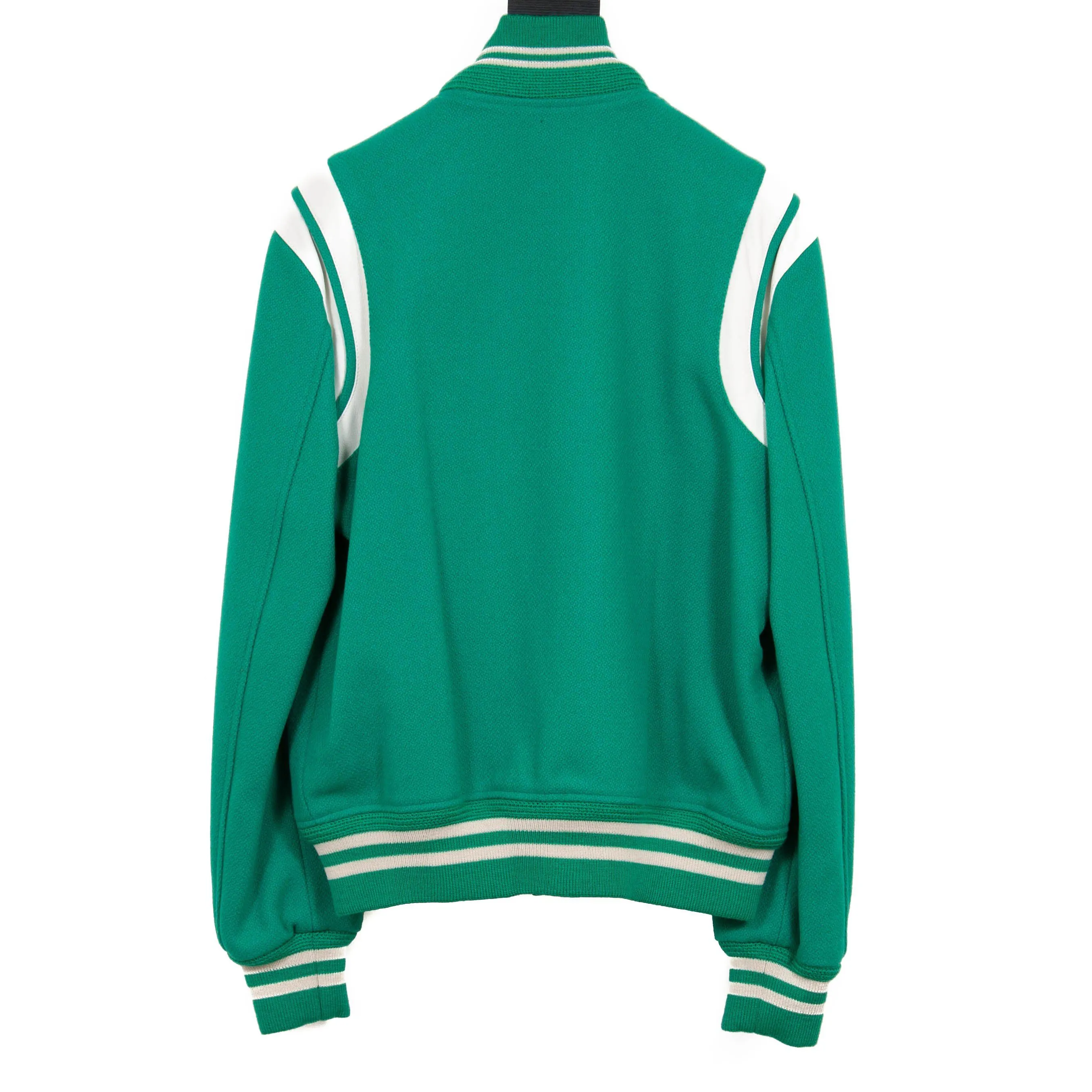 Green & White Teddy Jacket