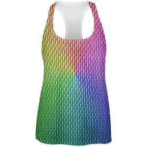 Halloween Chinese Imperial Dragon Scales Costume All Over Womens Work Out Tank Top