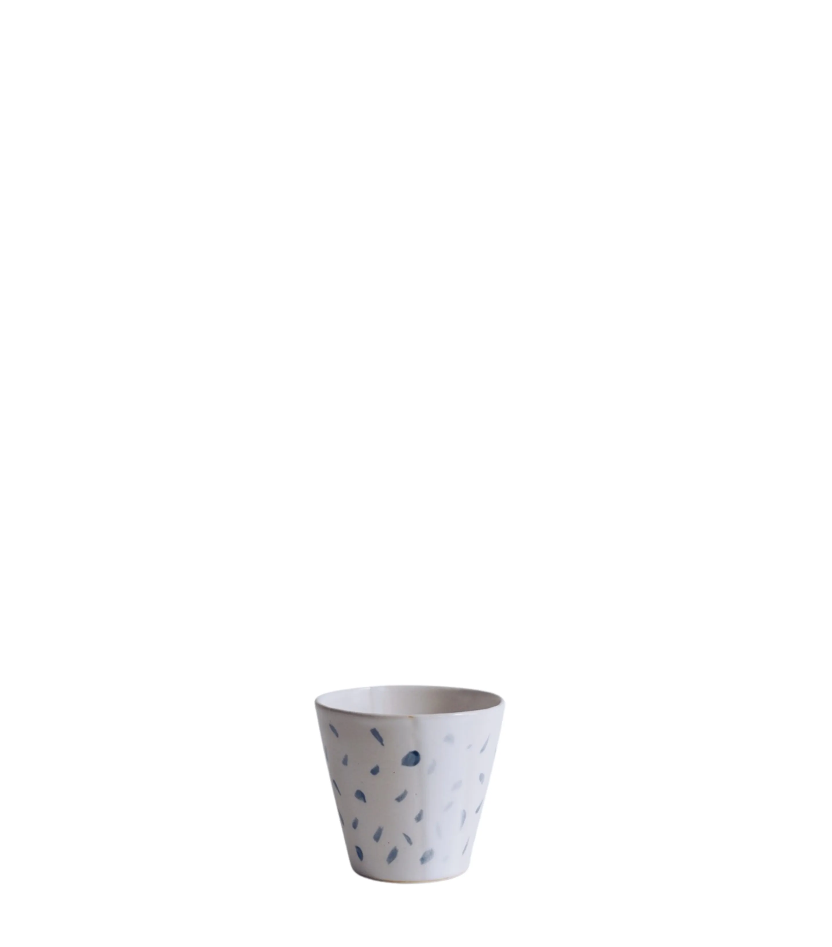 Handcrafted Stoneware Brushmark Cup (S)