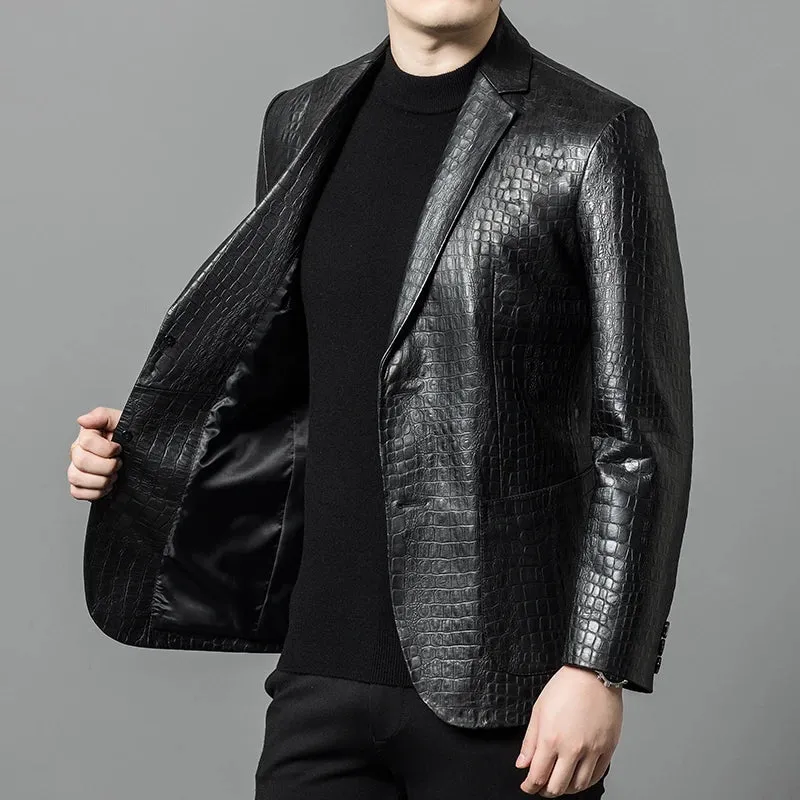 High Quality Premium Sheepskin Gentleman Blazers