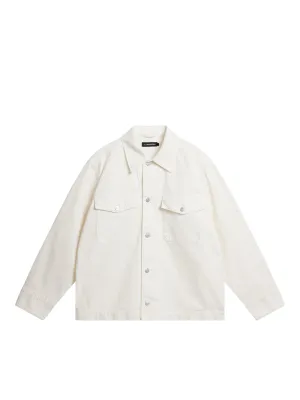 Hunt Ecru Denim Overshirt / Cloud White