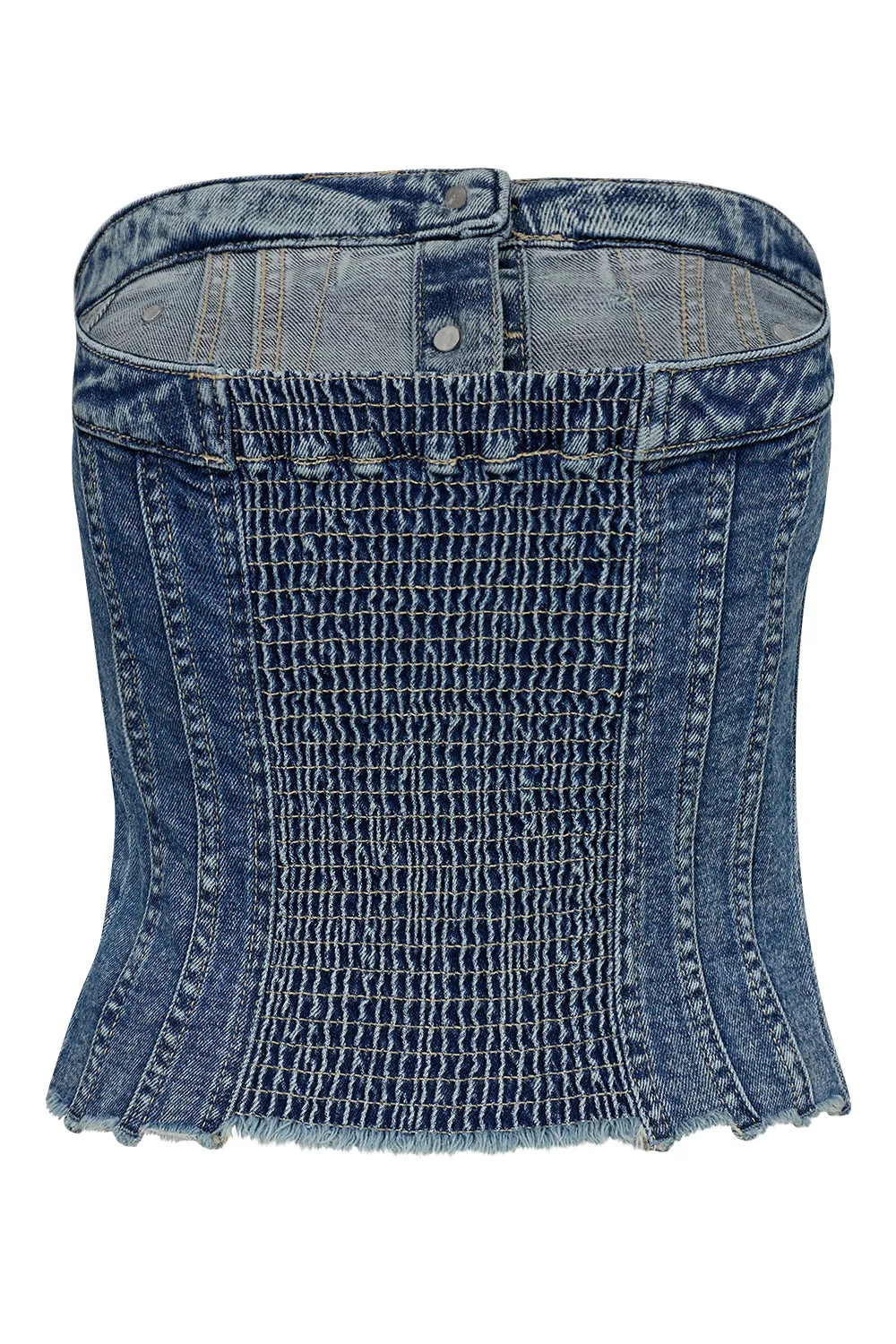 IVY-Janice Corsage Top Wash Lunel