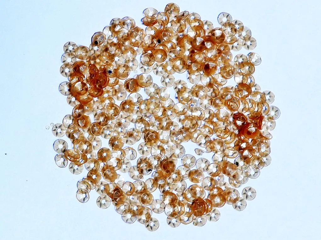 Light Golden Center Hole Bowl Plastic Sequins- 4 mm(Wholesale)