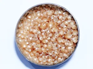 Light Golden Center Hole Bowl Plastic Sequins- 4 mm(Wholesale)