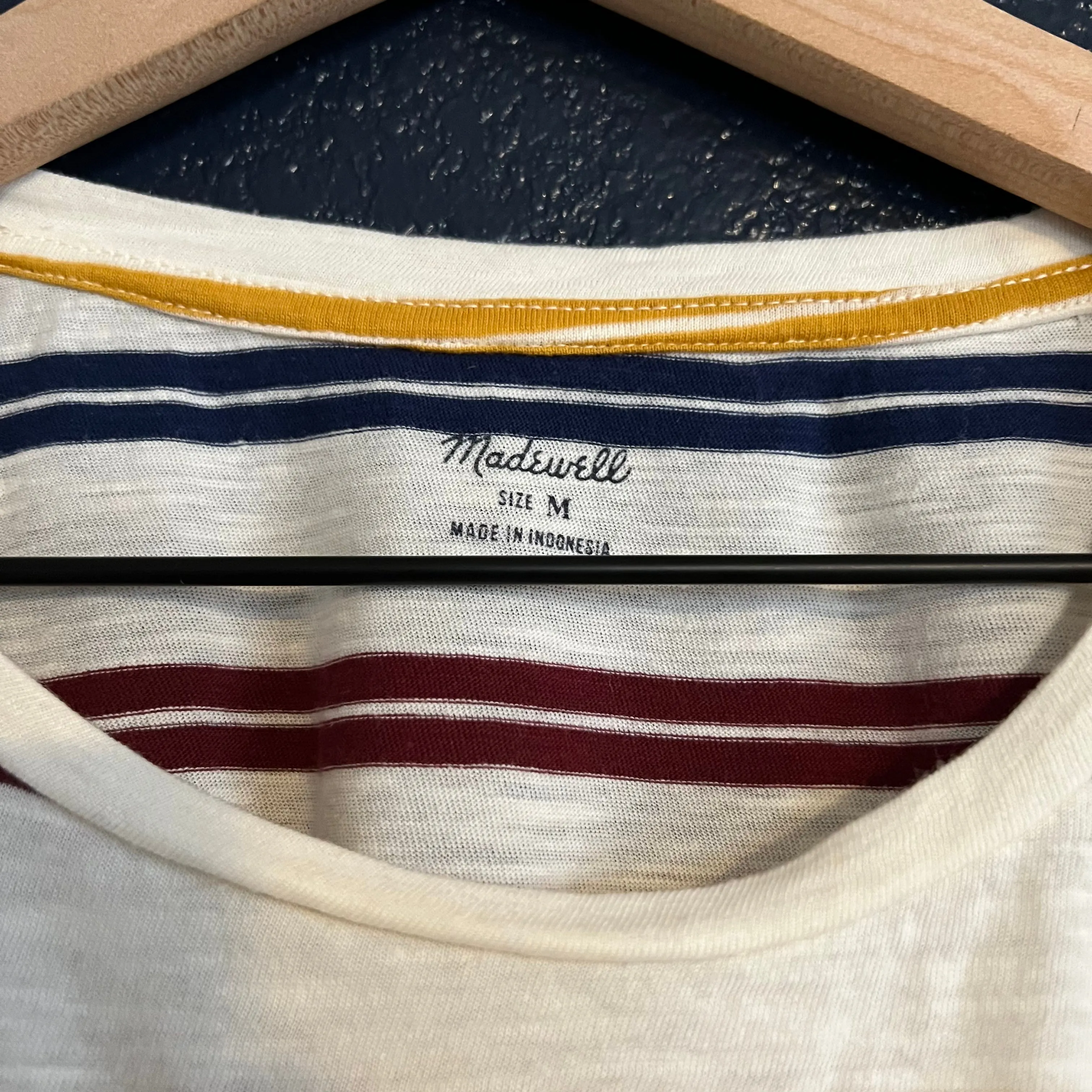 Madewell Whisper Cotton Crewneck Tee in Joaquin Stripe