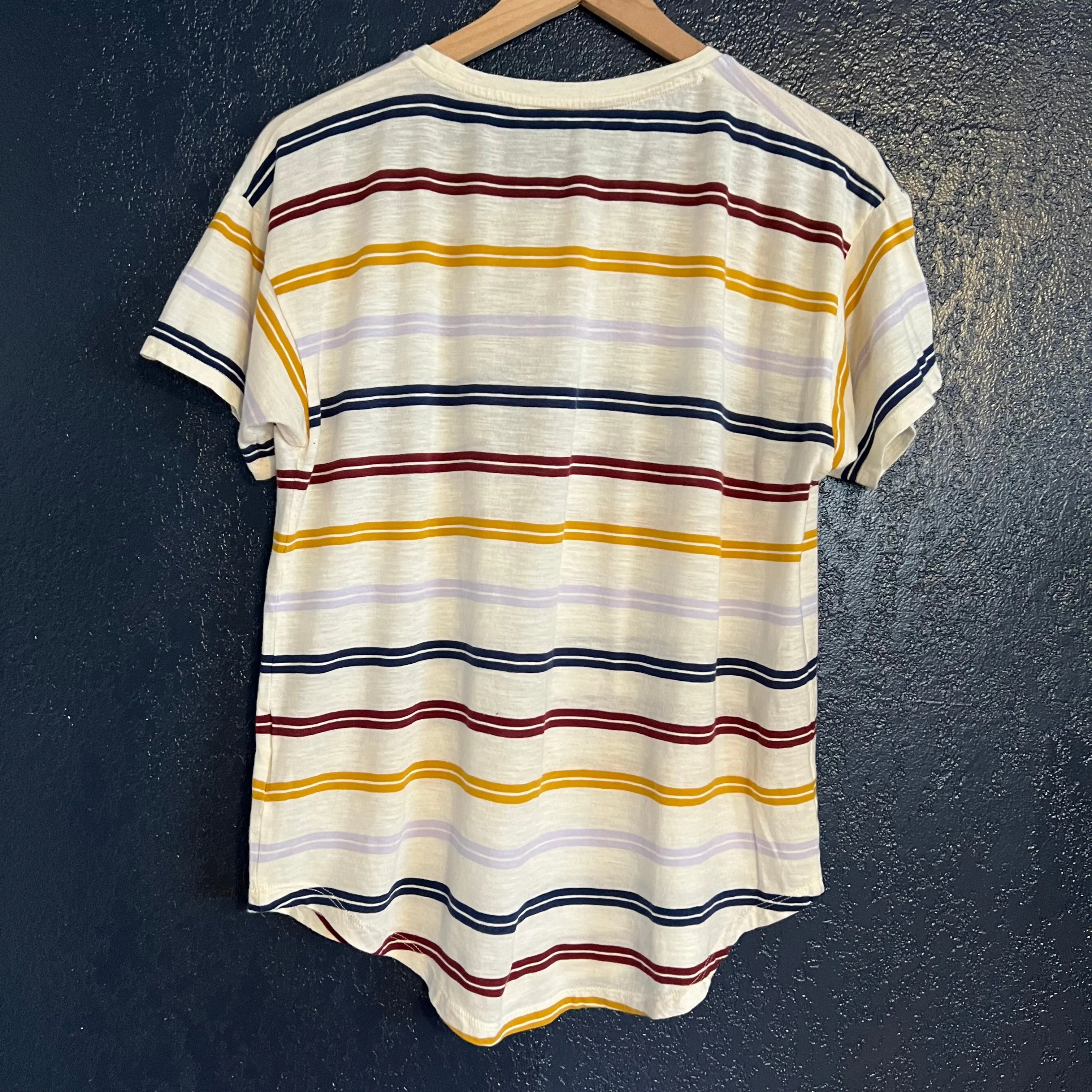 Madewell Whisper Cotton Crewneck Tee in Joaquin Stripe