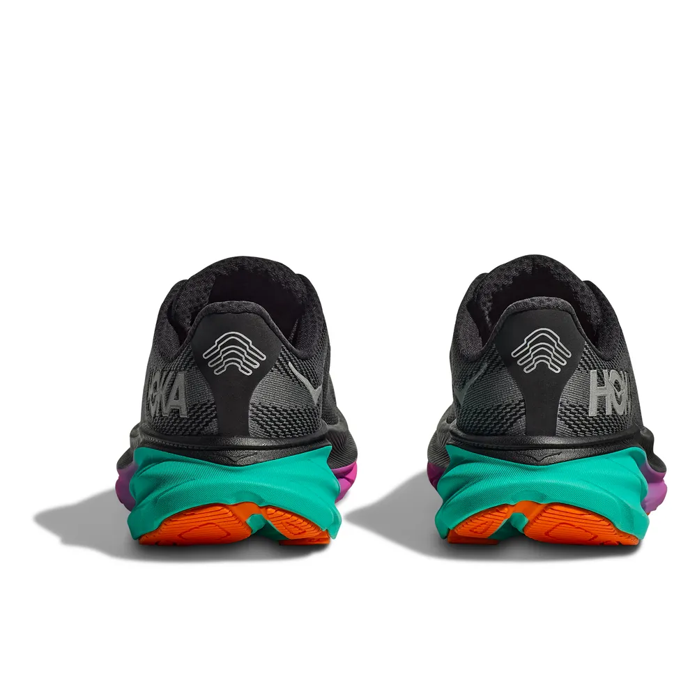 Mens Clifton 9 GTX - Black/Electric Aqua