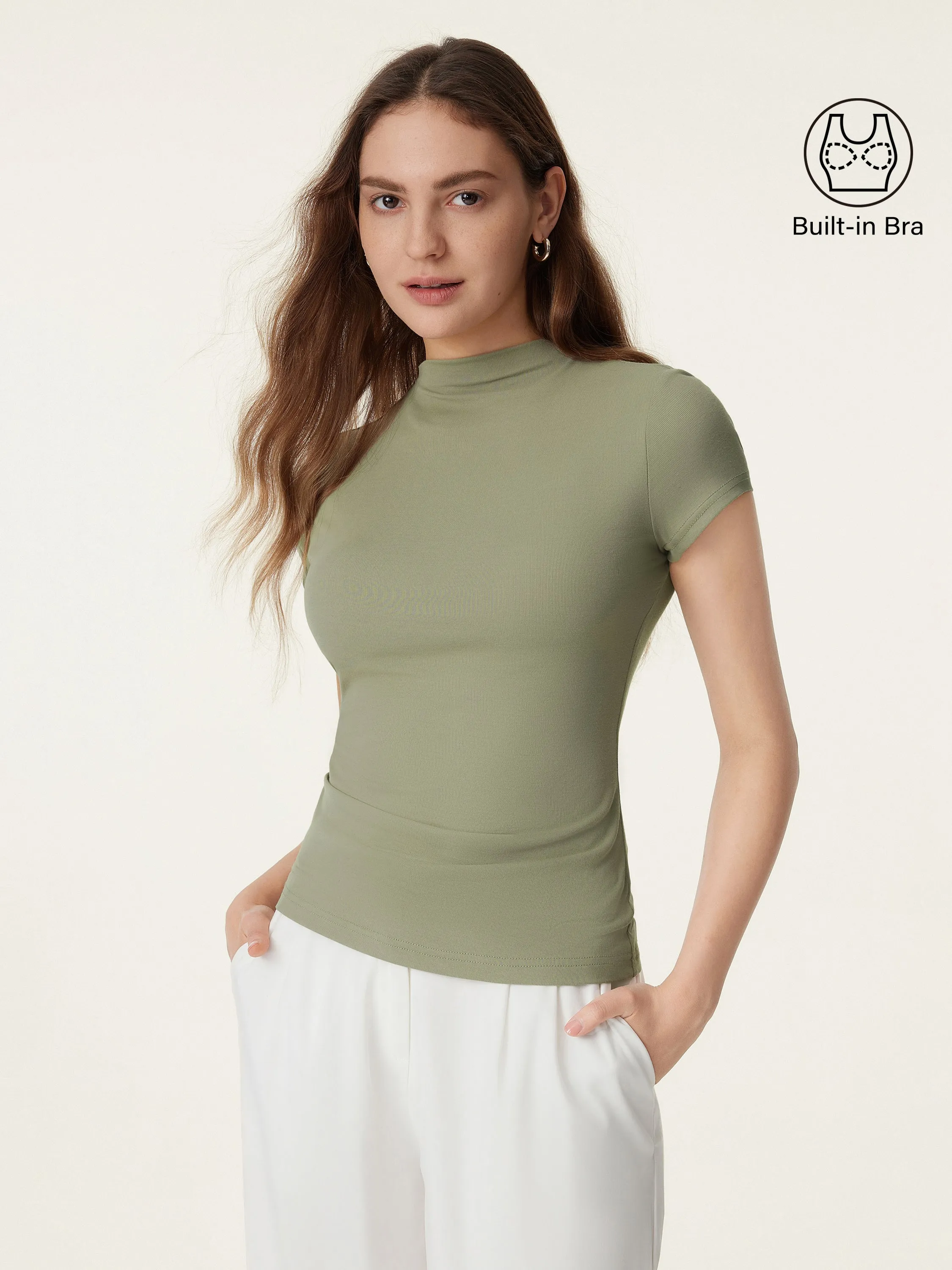 Mockneck Short Sleeve New Airy Brami