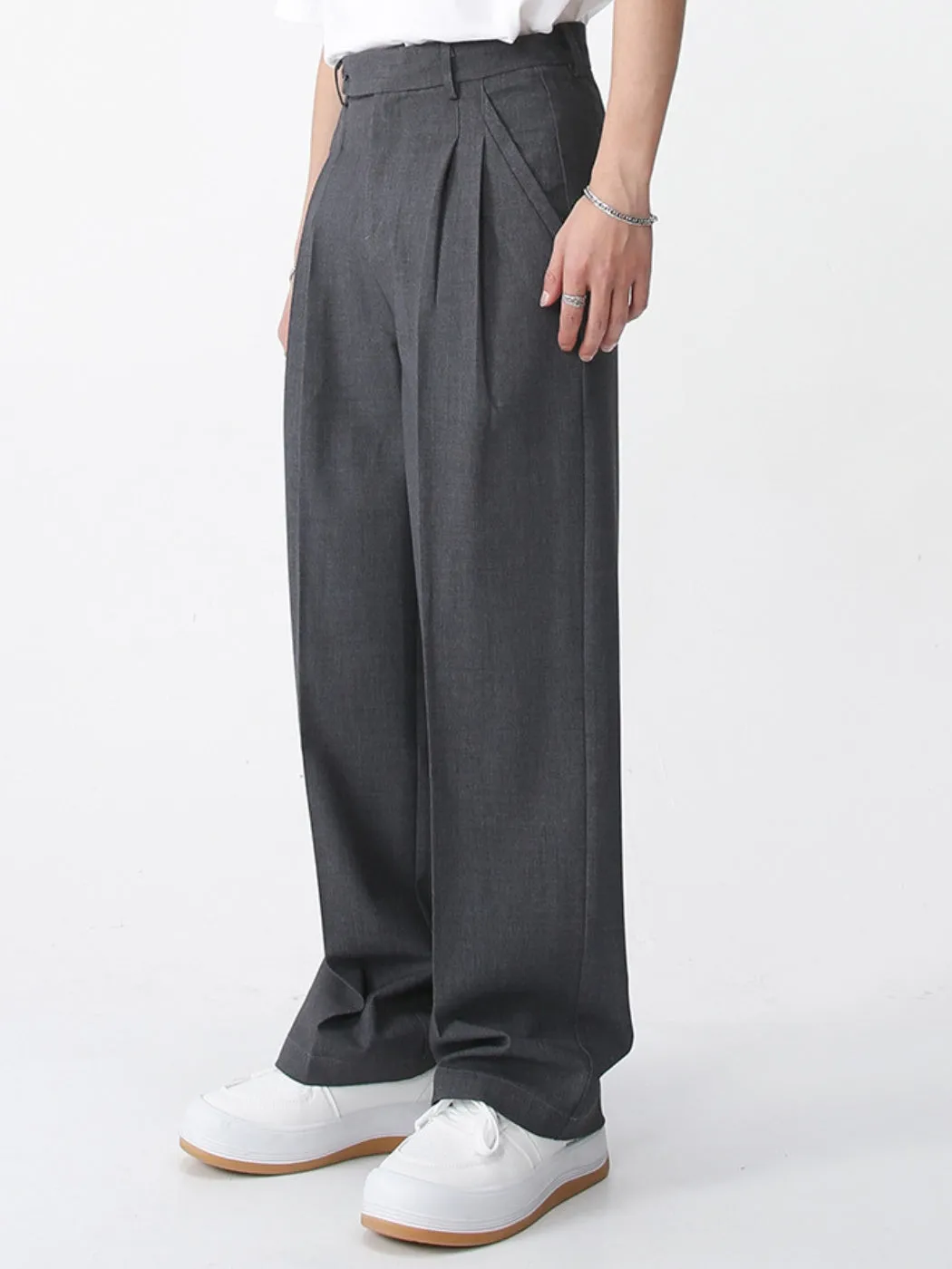 MV Mid-Waist Loose Fashionable Trouser Pants