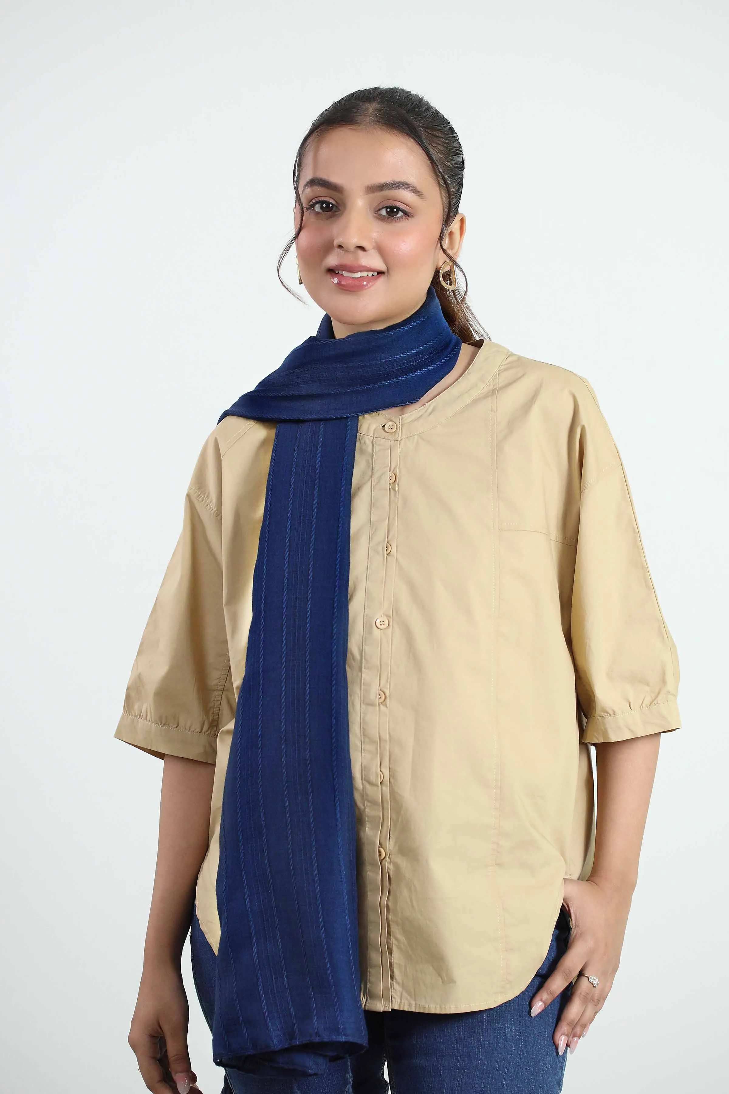 Navy Women Shawl - 439462121