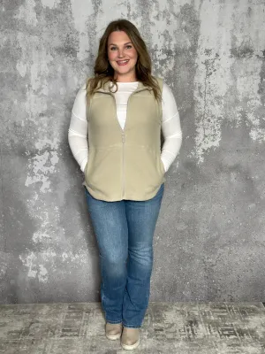 Oatmeal Fleece Vest