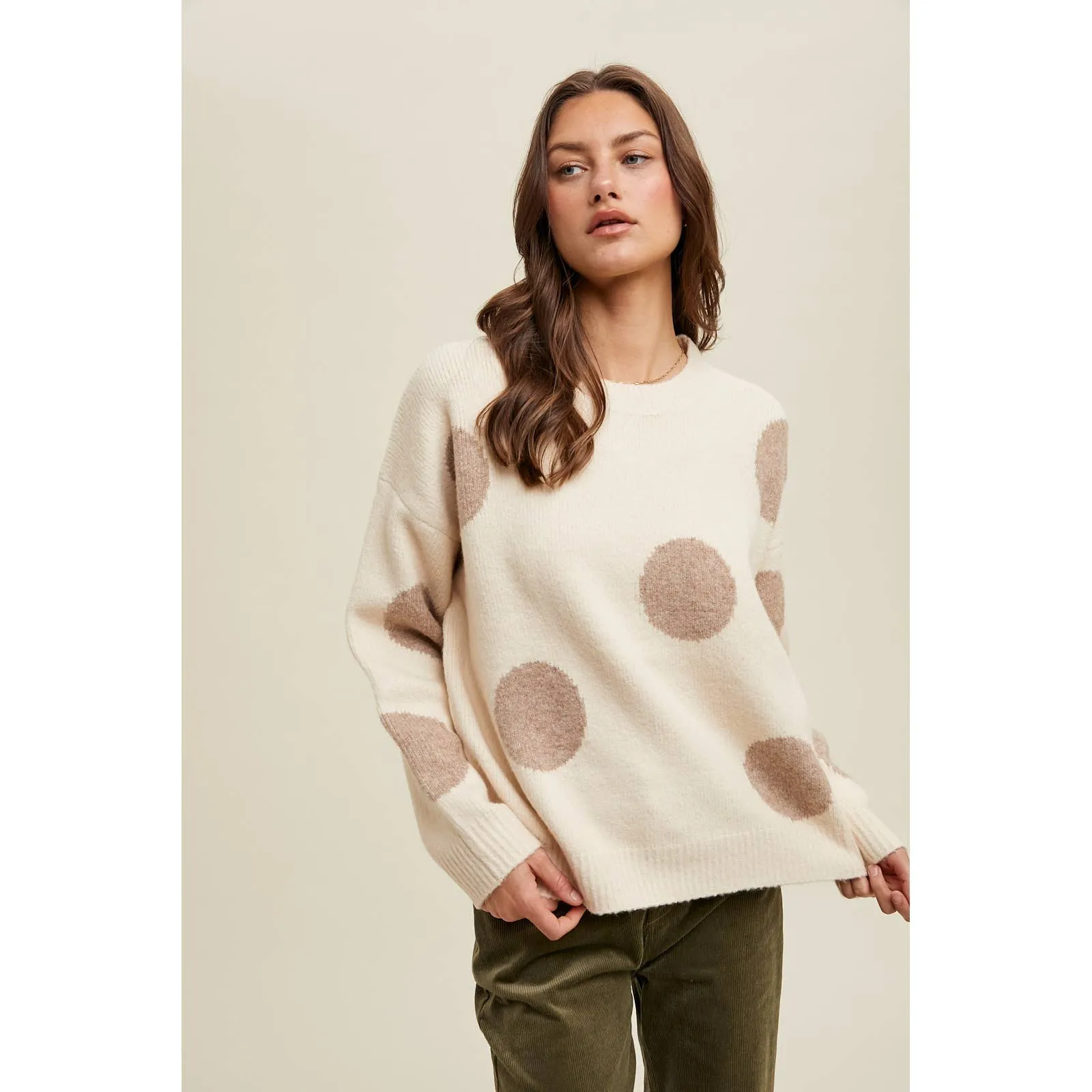 POLKA DOT SWEATER