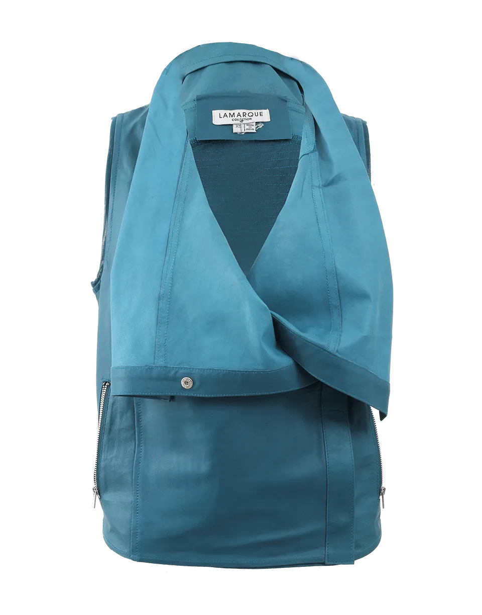 Sarai Cowl Neck Vest