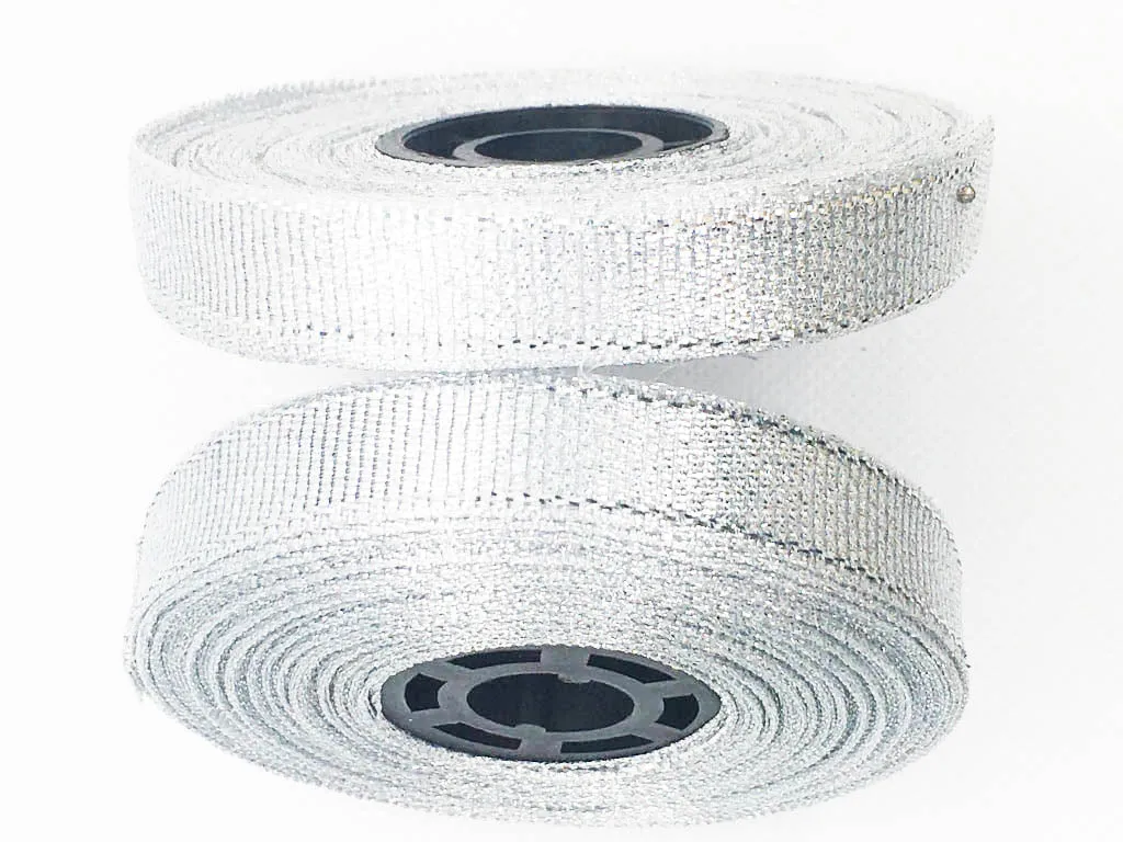 Silver Satin Ribbon- 13 mm