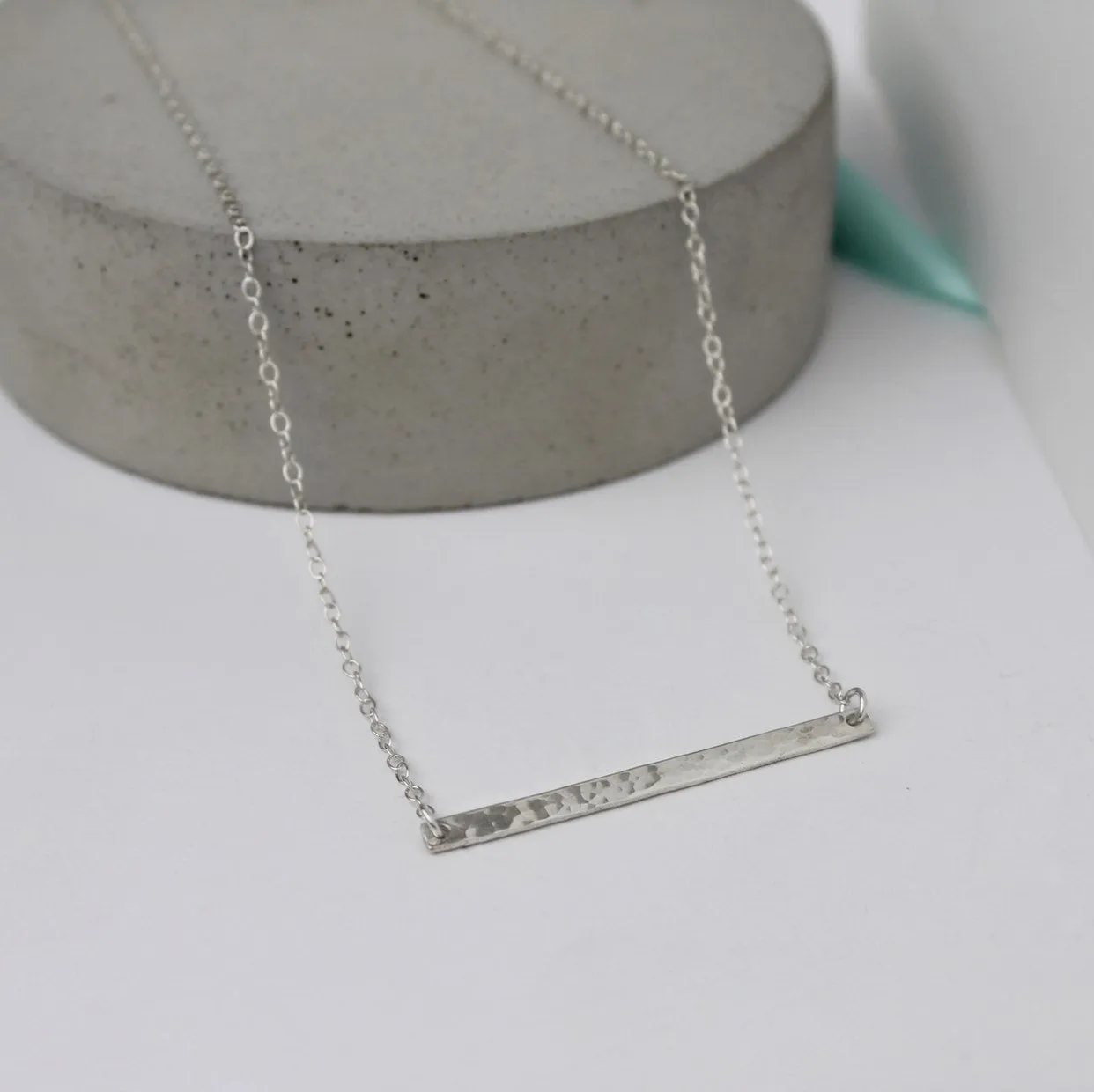 Simple Skinny Bar Necklace