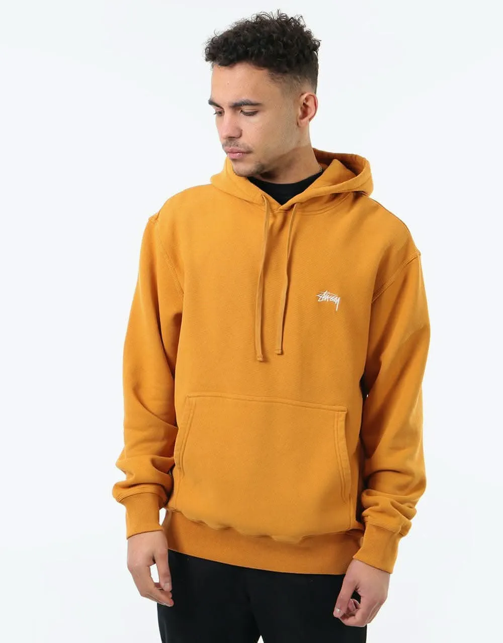 Stüssy Logo Pullover Hoodie - Rust