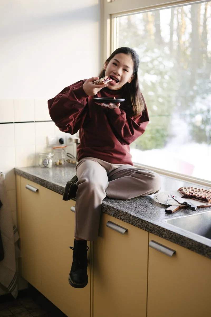 SWEATERS | Brown Red