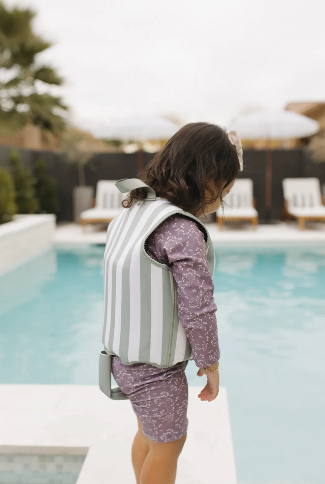 Swim Vests: Small (1-3Y) / Sage Stripes