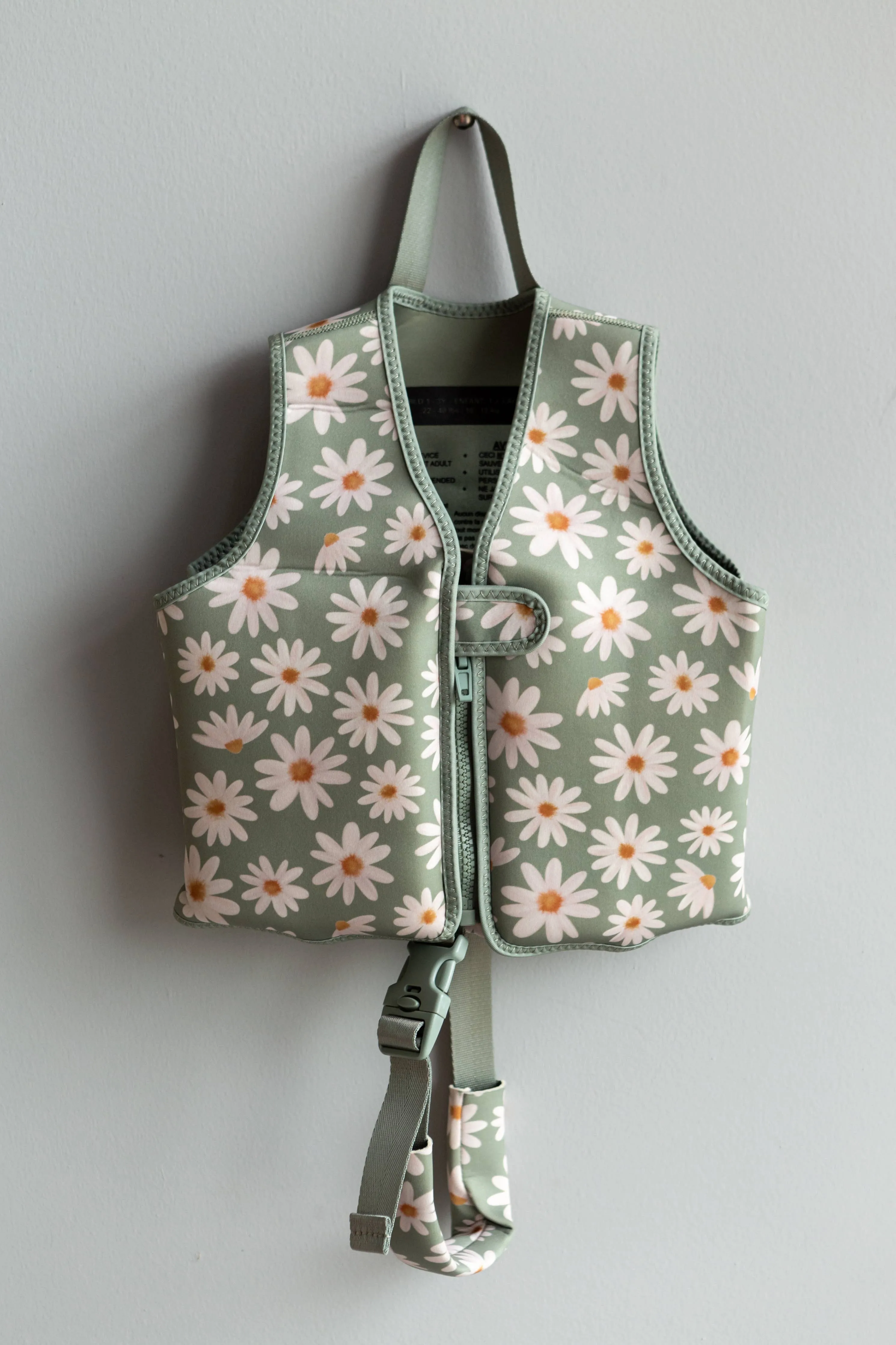 Swim Vests: Small (1-3Y) / Sage Stripes