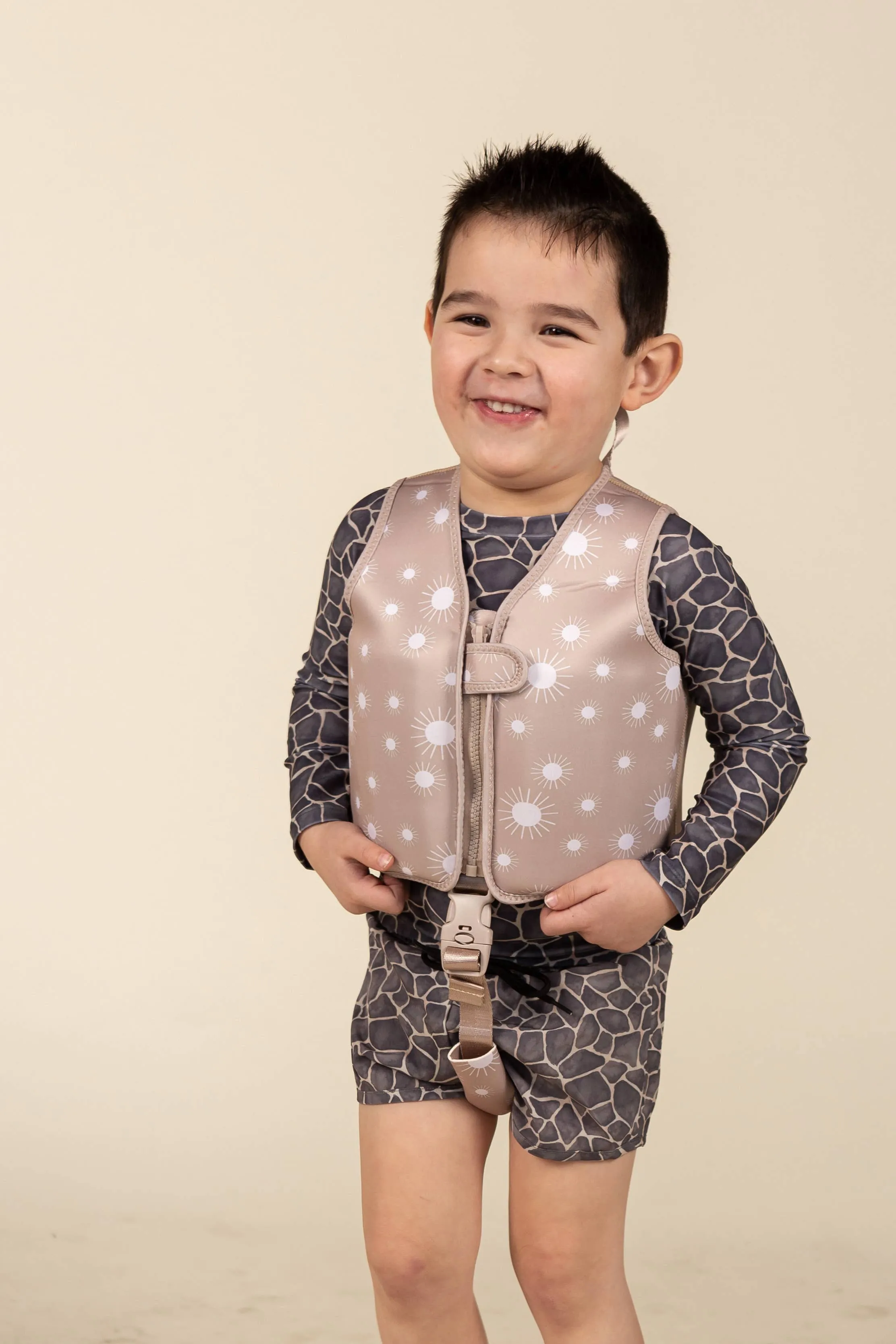 Swim Vests: Small (1-3Y) / Sage Stripes